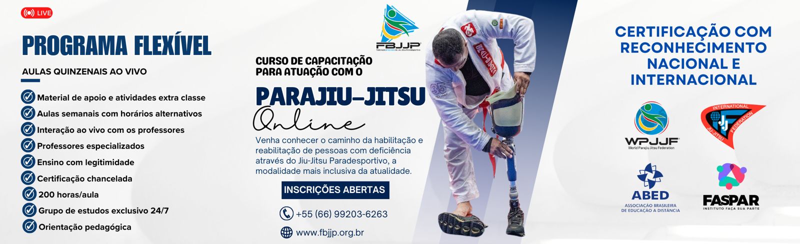 FBJJP - Federação Brasileira de Jiu-Jitsu Paradesportivo